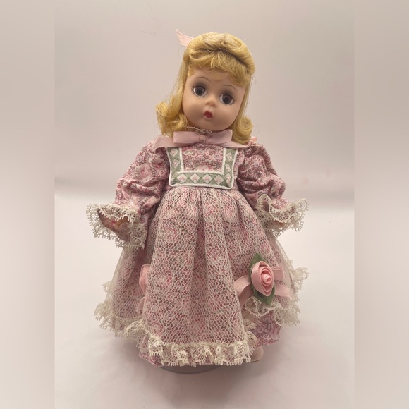 Madame Alexander Pink Lace Doll with Floral Dress Mary had a little lamb - Picture 1 of 8